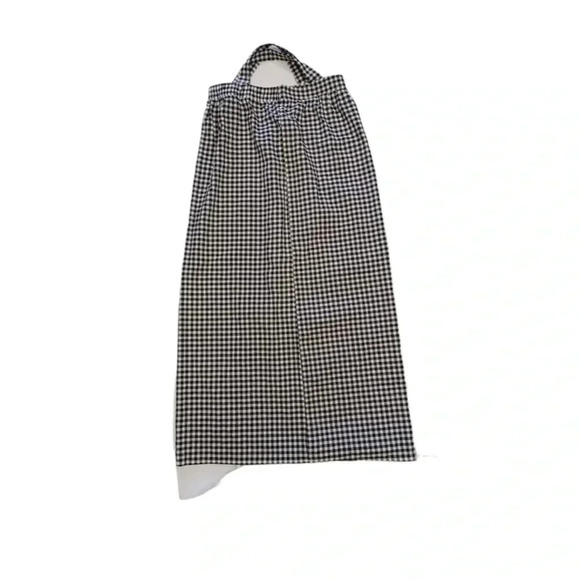 Zanzea Black & White Checkered Overall Dress Size  Large - Picture 6 of 9